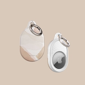 Desert Sunrise AirTag Holder | AirTag Case with Ring Chain, Cover for Apple AirTag, AirTag Case, AirTag Keyfob, AirTags for Luggage