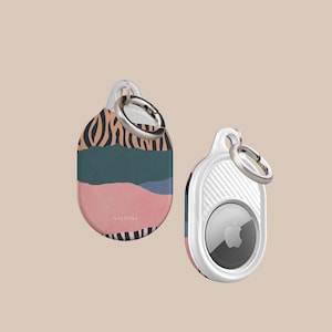 Multiple Elegance AirTag Holder | AirTag Case with Ring Chain, Cover for Apple AirTag, AirTag Case, AirTag Keyfob, AirTags for Luggage