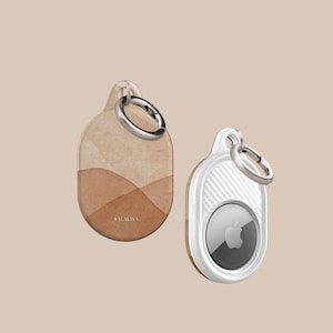 Desert Watercolor AirTag Holder | AirTag Case with Ring Chain, Cover for Apple AirTag, AirTag Case, AirTag Keyfob, AirTags for Luggage