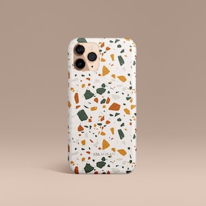 Happy Terrazzo Phone Case | For iPhone 16, iPhone 16 Pro Max, iPhone 15 Plus, Samsung Galaxy S25, S24, S23, Google Pixel 9, Pixel 8