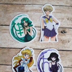 Sailor Moon Decals//Anime Stickers//Water Bottle Decal//Window//Laptop Case//Guitar Case//Randomly Chosen Stickers