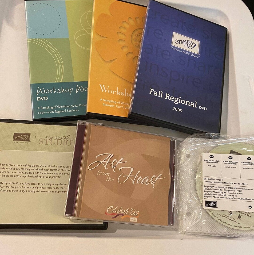 Stampin UP DVD Collection Etsy
