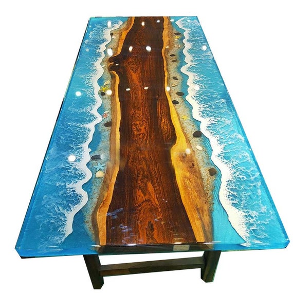 Elevate Your Space with Custom Tabletop Epoxy Resin Coatings