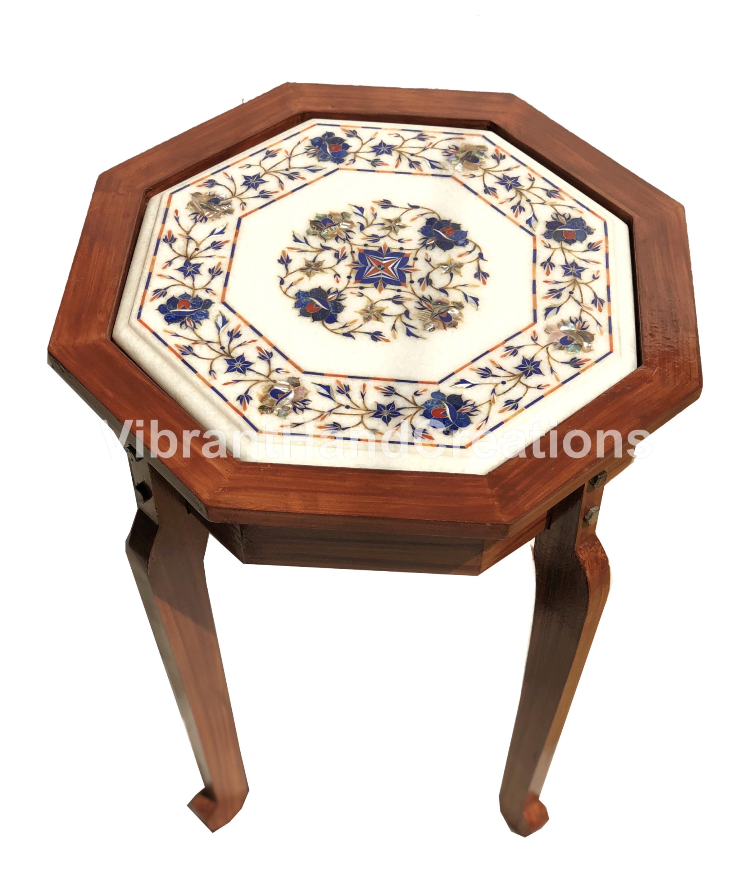 Details about   12" White Marble Table Top  Coffee Center Inlay Lapis Handmade Decor G931 