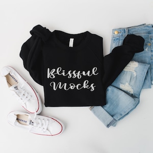Bella Canvas Sweatshirt Mockup, 3901 Mockup, Bella Canvas Mockup, Folded Sweatshirt, BLACK Sweatshirt Mockup, Flay Lay Mockup