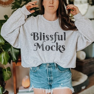 Gildan 18000 Ash SWEATSHIRT Mockup, Gildan 18000 Mockup, Gildan ASH Model Mockup, Gildan Sweatshirt Mockup, Gildan 18000 ASH