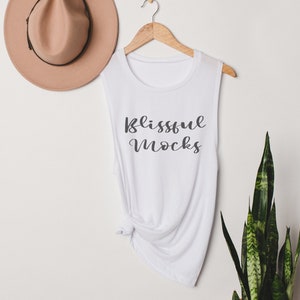 Bella Canvas 8803 Mockup | Bella Canvas 8803 White Mockup |  White Muscle Tank Mockup, Bella Canvas Muscle Tank Mockup, White Tank Top
