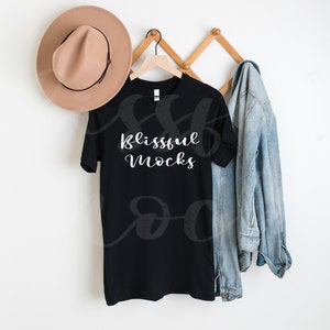 Maqueta de Bella Canvas 3001, maqueta de Bella Canvas, maqueta 3001, maqueta de camiseta negra, maqueta de camisa, maqueta de camiseta unisex, otoño, para colgar