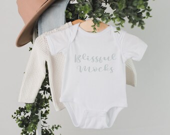 Onesie Mockup | Rabbit Skins 4400 | White Onesie Mockup | Baby Bodysuit | Rabbit Skins Mockup | Announcement Onesie | Spring Hanging Mockup