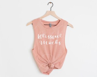 Next Level Festival Muscle Tank Mockup, Next Level Tank Top Mockup, Desert Pink Muscle Tank,  Tank Top Mockup, N5013 Mockup, Hanging Mockup