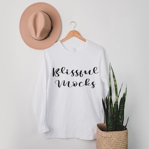 Bella Canvas 3501 Mockup, Bella Canvas Mockup, 3501 Mockup, Long-Sleeve T Shirt Mockup, 3501 White, Bella Canvas 3501 Mockup