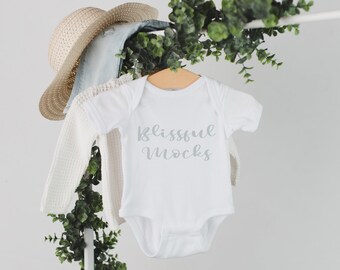 Onesie Mockup | Rabbit Skins 4400 | White Onesie Mockup | Baby Bodysuit | Rabbit Skins Mockup | Announcement Onesie | Spring Hanging Mockup