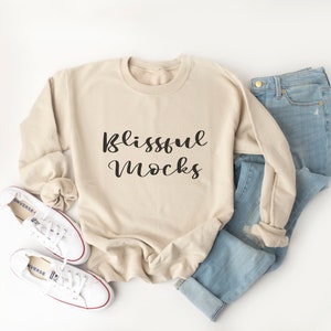 Gildan 18000 Mockup, Gildan Sand Sweatshirt Mockup, Sweatshirt Mockup, Flat Lay Mockup,  Gildan Sweatshirt Mockup, Gildan 18000 Sand