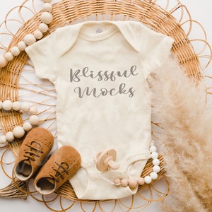 Rabbit Skins 4400, Natural Onesie Mockup, Onesie Flat Lay, Pregnancy Announcement, Digital Download, POD, Mock Up, Neutral, Mockup, Boho
