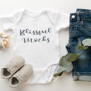Onesie Mockup, Baby Onesie Flat Lay, Rabbit Skins 4400, Baby Bodysuit, Rabbit Skins Mockup, Simple, Styled, Spring, Onesie Mock Up, White