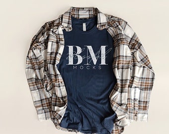 Mens Fall T Shirt Mockup, Bella Canvas 3001 Navy T-Shirt Mockup, Fall Mockup, Mens Mockup, Bella Canvas 3001 Mockup, Unisex T-Shirt