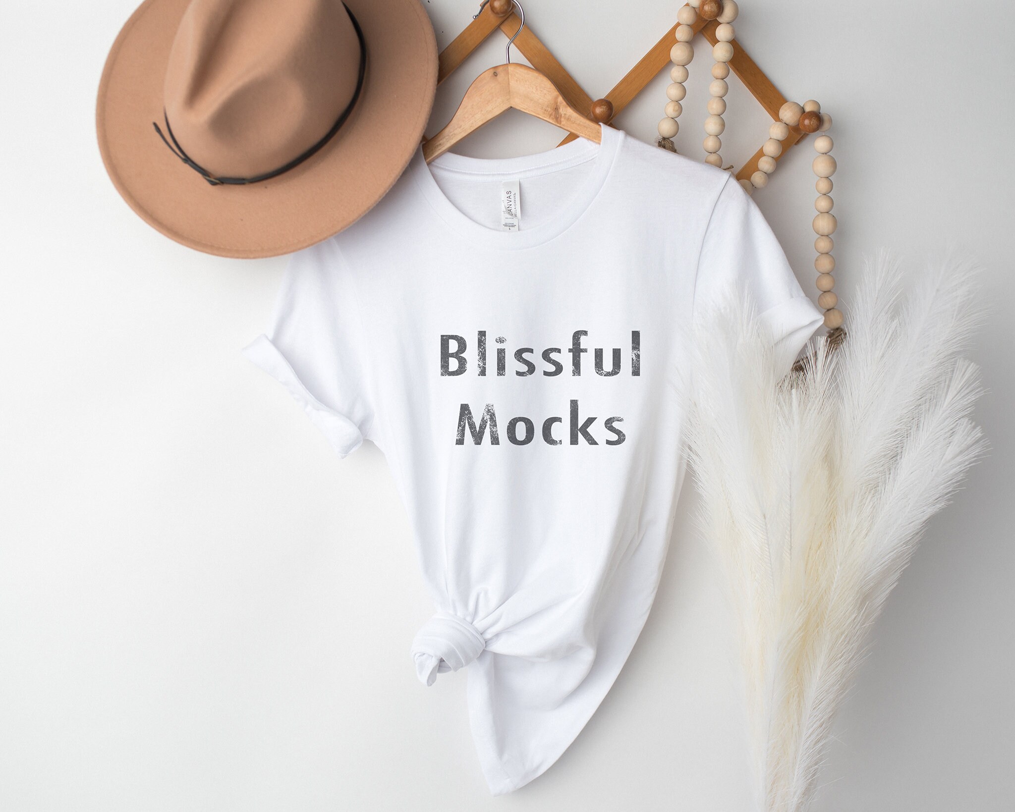 Bella Canvas White T Shirt Mockup | Bella Canvas 3001 Mockup | White T ...