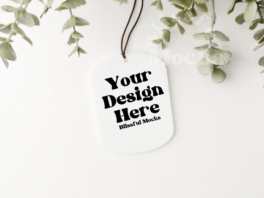 4558+ Car Air Freshener Mockup Psd