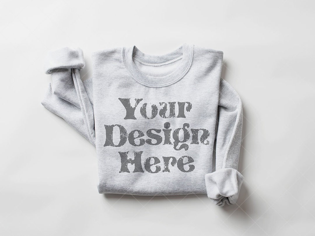 SWEATSHIRT Mockup Gildan 18000 Mockup Gildan ASH Crewneck Mockup SWEATSHIRT Mockup Gildan 18000 Mockup Gildan ASH Crewneck Mockup