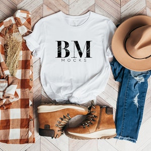 Maqueta de Bella Canvas 3001, maqueta de Bella Canvas, maqueta 3001, maqueta de camiseta blanca, maqueta de camisa, maqueta de camiseta unisex, otoño, para colgar