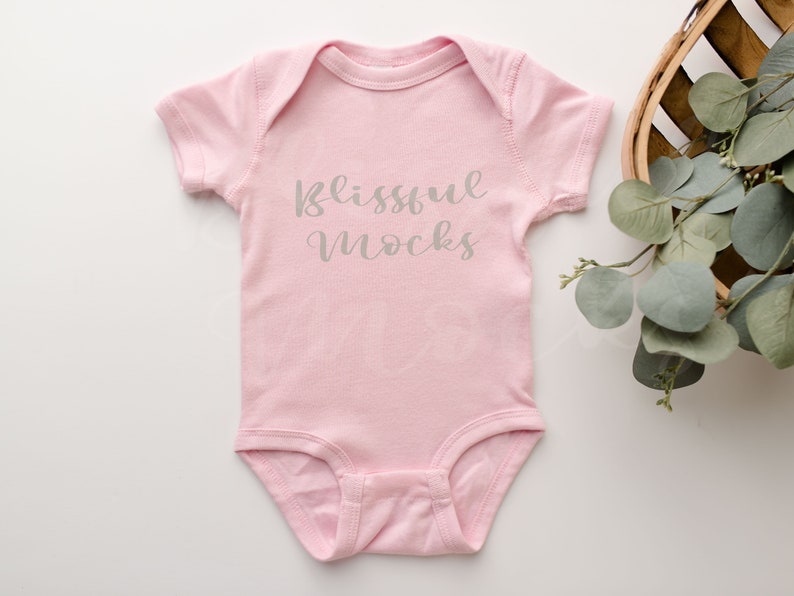Download Rabbit Skins 4400 Baby Onesie Mockup Natural Bodysuit Onesie Flat Lay Spring Digital Download Pod Pregnancy Announcement Mock Up Art Collectibles Photography Kromasol Com