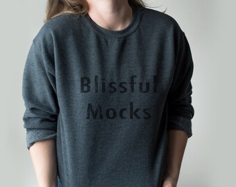 Sweatshirt Mockup - Model Mockup, Gildan 18000 Mockup, Gildan 18000 Dark Heather Sweatshirt Model Mockup, Sweatshirt Mockup Model,