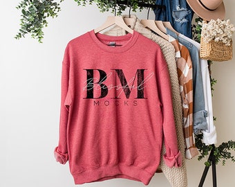 Gildan heather red sweatshirt Clearance