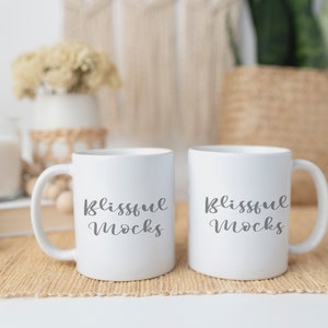 2 Mugs Mug Mockup,  2 Coffee Mug Mockup, Double Sided Mug Mockup, 11 oz  White Coffee Mug Mockup, Blank Mug, Mug Mockup, Digital Download