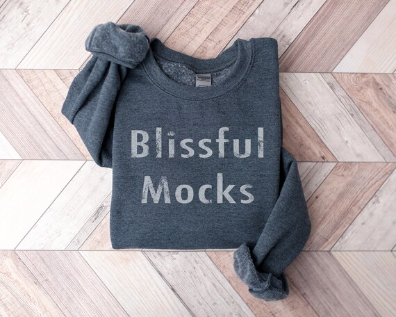 Sweatshirt Mockup, Gildan 18000 Mockup, Gildan Dark Heather Sweatshirt Mockup, Gildan Sweatshirt Mockup, Gildan 18000 Dark Heather Mockup