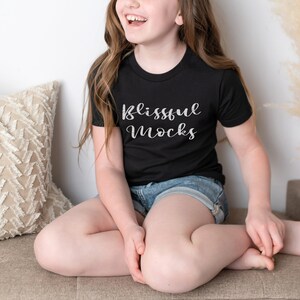 Bella Canvas 3001Y Model Mockup -  Black T Shirt Mockup - Kids Shirt Mockup - Child Model Shirt Mockup - Bella Canvas Mockup