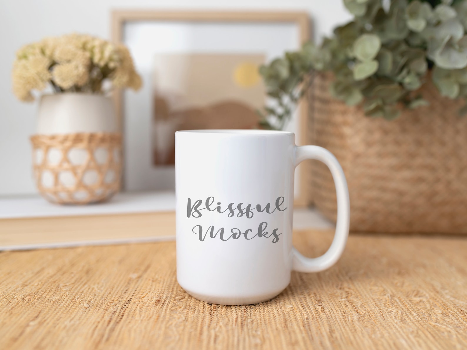 Boho Mug mockup blank mug 15 oz White Mug Mockup White Etsy