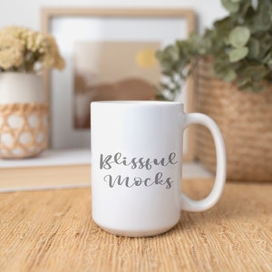 Download Boho Mug Mockup Blank Mug 15 Oz White Mug Mockup White Etsy