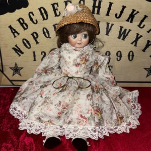 Haunted Doll | Doris | Positive Energy Protective Crystal and Garden Witch Spirit | Spirit Doll | Active Haunted Doll