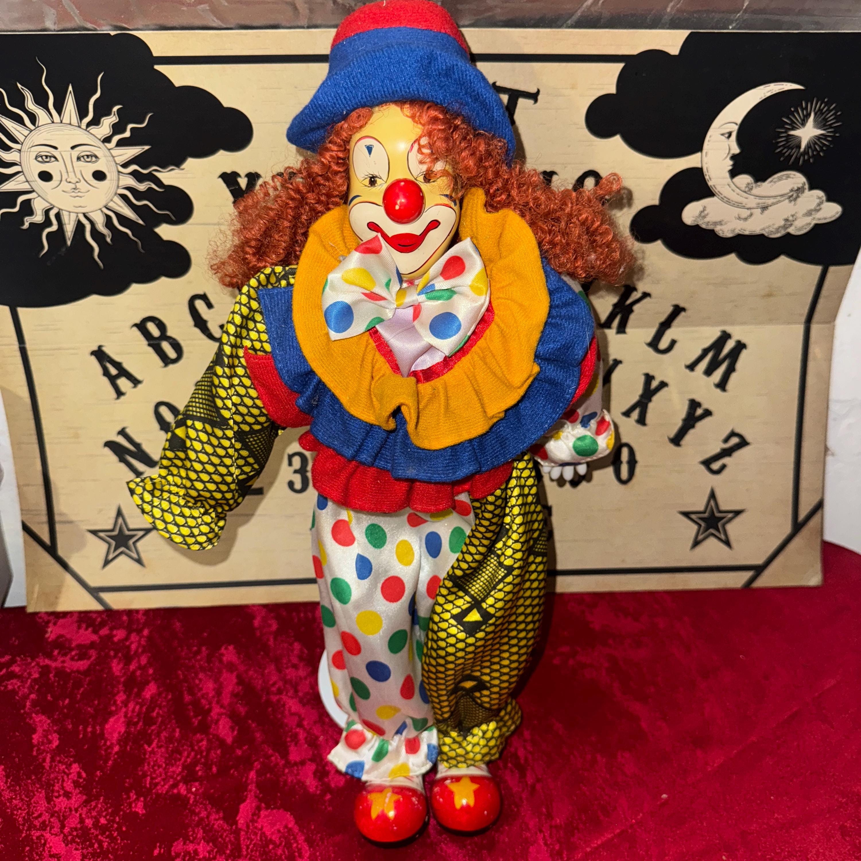 Haunted Clown Doll | Byron | Positive Energy Protective Spirit | Spirit Doll | Active Haunted Doll
