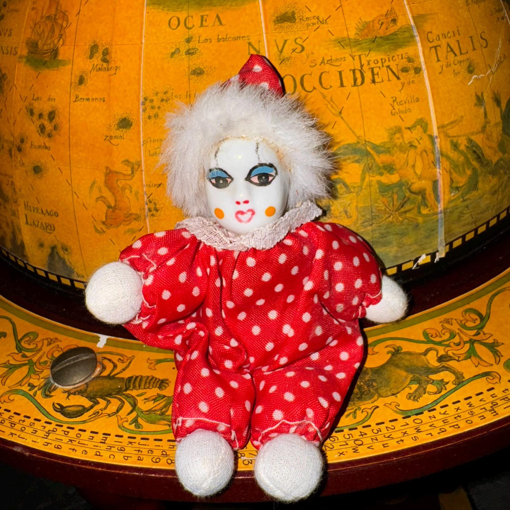 Frankie Jumbo Clown unsteady Doll with