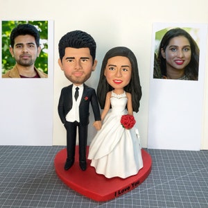 Custom Wedding Bobbleheads, Custom Bobbleheads Wedding Cake Toppers, Personalized Cake Toppers For Weddings, Custom Cake Topper Bobblehead