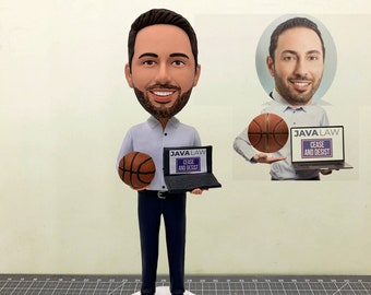 Custom Action Figure, Clay Figure, Custom Baseball Bobbleheads, Custom Statue Based on Photo, Custom Office Boss Bobbleheads, Custom Statues