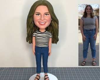 Personalized Female Statues, Create Your Own Doll That Looks Like You, Gift ideas For Boss's Day Female, Unique Gift For Best Friend Female