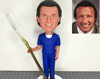 Bobblehead That Looks Like You, Custom Dentist Bobblehead,Unique Funny Gifts For Dentists, Customized Bobbleheads Dentist