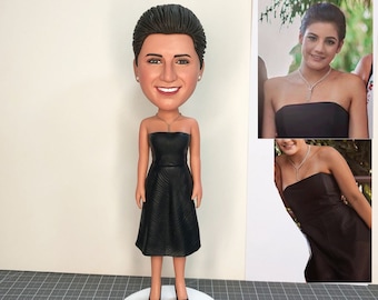 Personalized Birthday Gift For Boss Female, Custom Girl Bobbleheads From Photo, Unique Gift Ideas For Girlfriend, Gifts For Best Friend Girl
