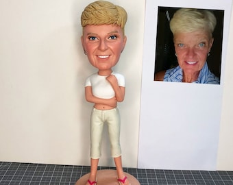 Custom Female Bobblehead, Personalized Best Gift For Mother's Birthday, Personalized Mothers Day Gifts, Unique Mothers Day Gift Ideas