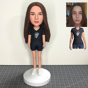 Benutzerdefinierte Bobblehead, die aussieht wie meine Freundin, individuelles Geschenk Lustige Geschenke für Ihre Freundin, einzigartiges romantisches Geschenk für Ihre Freundin