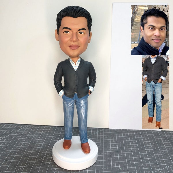 Custom Man Bobblehead, Personalized Bobbleheads Birthday Gift For Boyfriend, Unique Christmas Gift, Custom Figurines Creative Birthday Gift