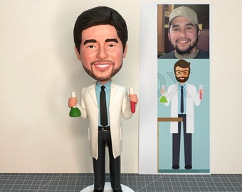 Custom Doctor Bobblehead, Custom Dentist Bobblehead, Personalized Bobblehead Doctor, Presents For Doctors