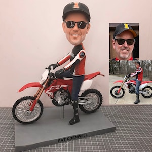Custom Motorcycle Bobblehead, Custom Bobblehead On Motorcycles, Racing Motorcycle Bobblehead, Motorcycle Lovers Gifts