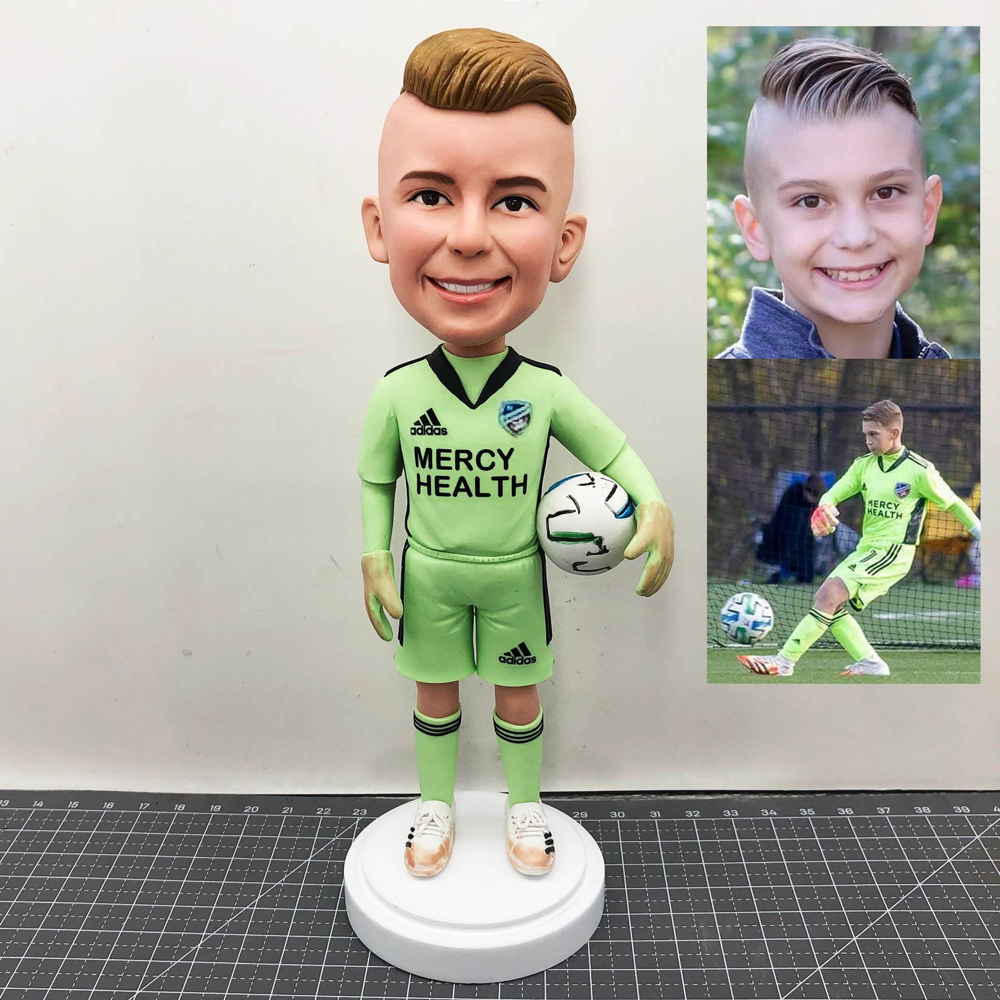 Custom bobble head footballers soccer player in 2023