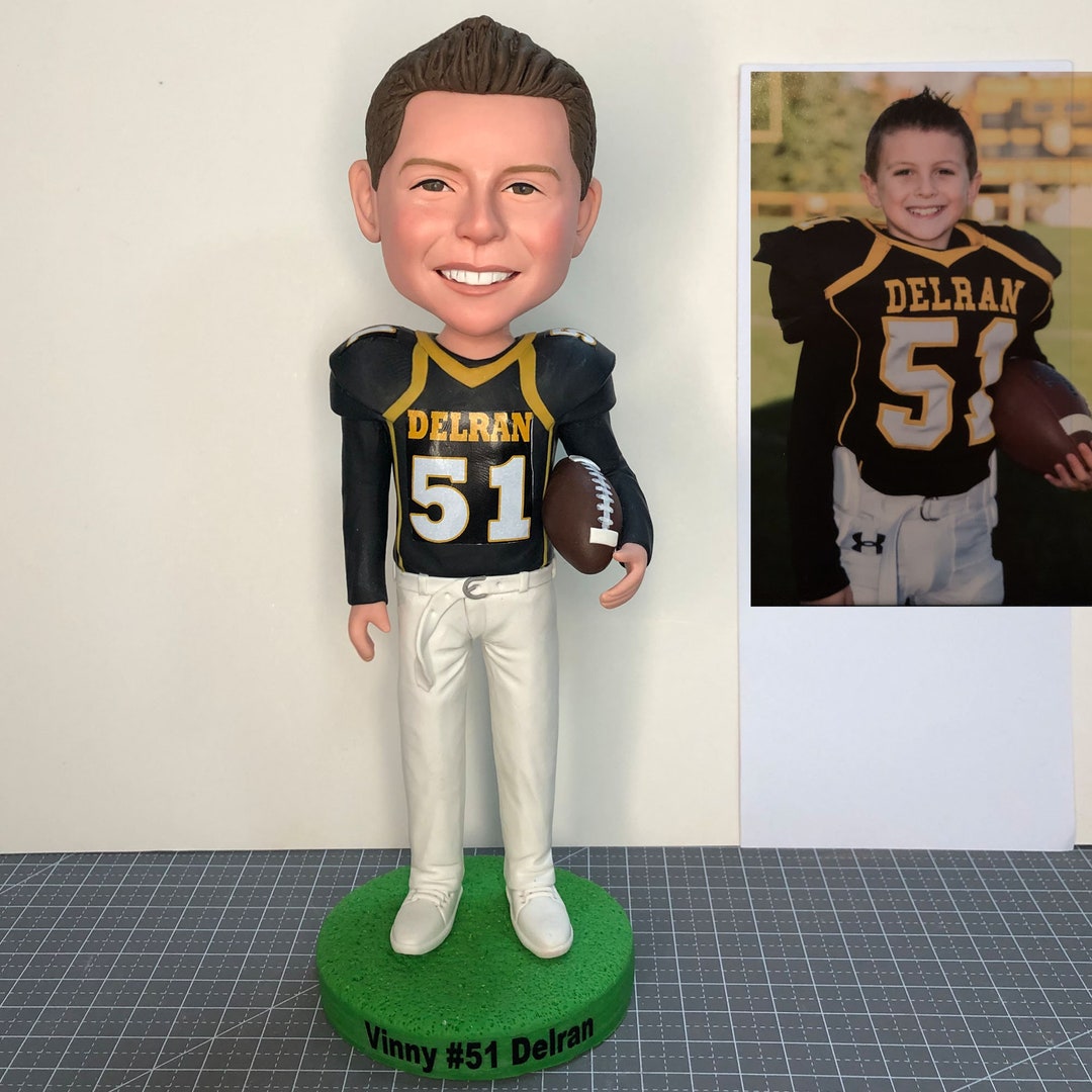 Custom Football Player Bobblehead for Kids Unique Gifts for Etsy