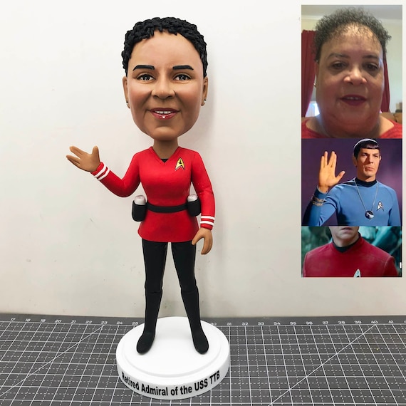 Mother's Day Gifts Custom Super Mom Bobbleheads In Red Cloak