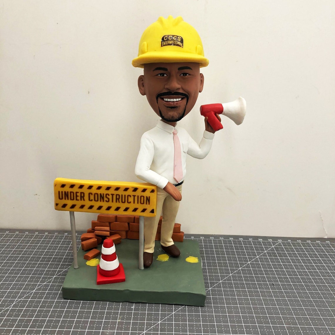 Custom Worker Figurines, Custom Builder Bobblehead, Custom Porter ...
