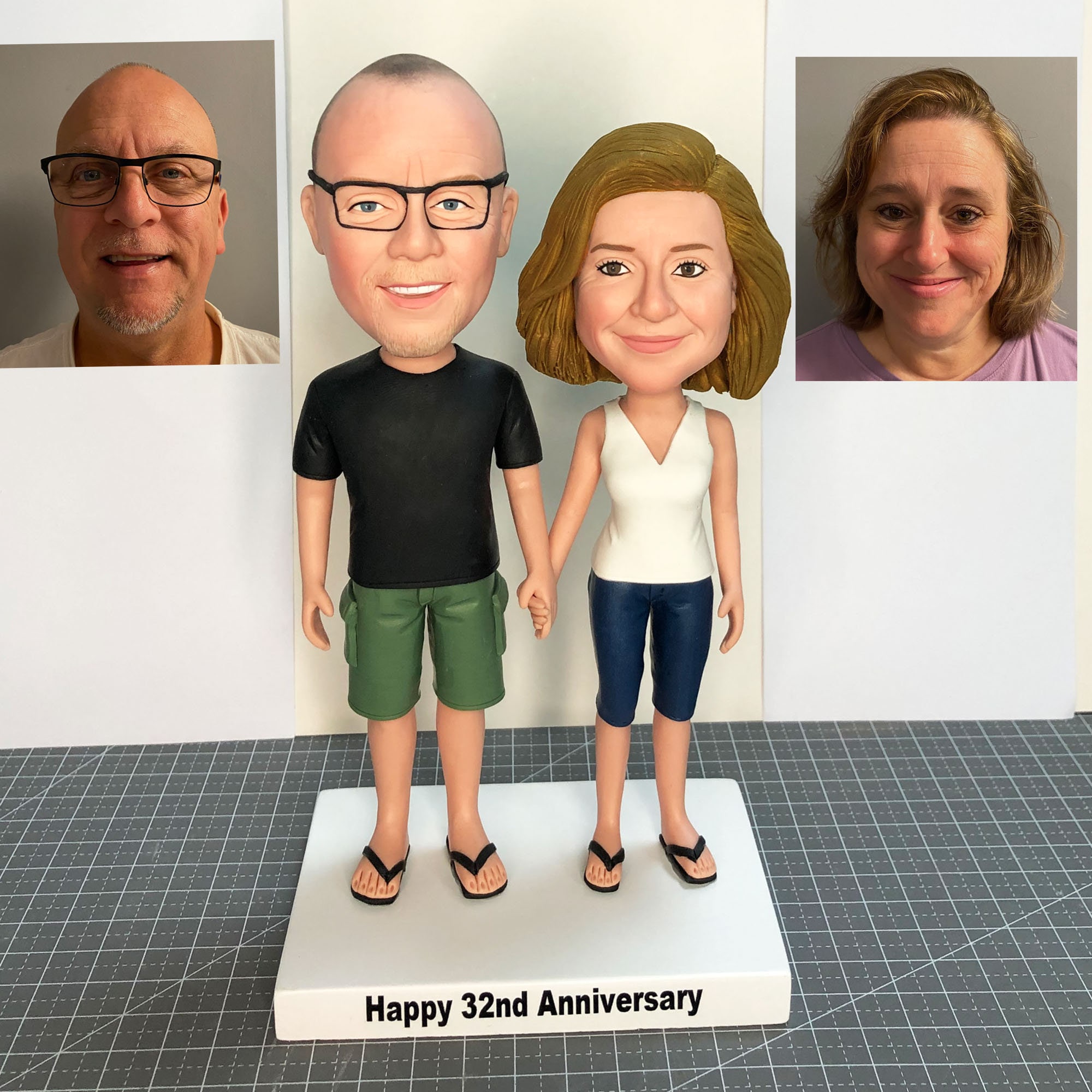 Custom Couple Bobbleheads, Personalized Wedding Gifts For Couple, Wed…